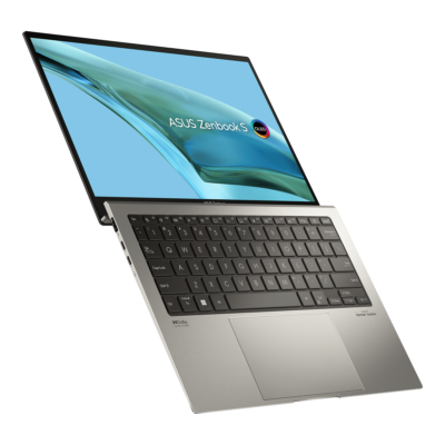 ASUS Zenbook s13 13.3 2.8K World’s Slimmest Laptop OLED Core i7-1355U -512GB SSD M.2 13th Generation Basalt Grey Aluminum – Windows Hello / Windows 11 Home