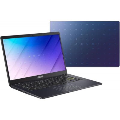 Laptop ASUS Vivobook E410, Celeron® N4020 Processor, 4GB DDR4, SSD 128 GB, 14.0-Inch HD Display, Windows 11 Home – PEACOCK BLUE