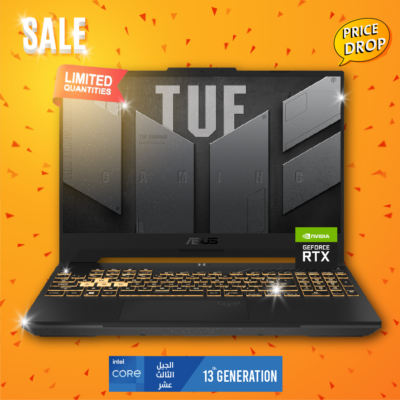 NEW Laptop ASUS TUF Gaming F15 , Intel i7-13700H 13 Gen, RTX 4060 8GB, RAM 16GB, 512GB SSD, 15.6 FHD IPS 144Hz, Mecha Gray