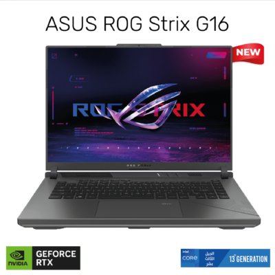 NEW 2024 Gaming Laptop ASUS ROG Strix G16, Intel Core i7-13650HX RTX™ 4060 8GB DDR6 16GB DDR5 16″ FHD+ 165Hz | Eclipse Gray