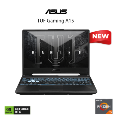 Laptop ASUS TUF Gaming A15 2023|AMD Ryzen™ 5-7535HS RTX™ 2050 4GB DDR6,  512 SSD 15.6-inch 144Hz FHD – Mecha Gray