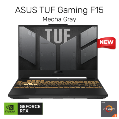 Laptop ASUS TUF Gaming F15 2023|AMD Ryzen™ 5-7535HS RTX™ 3050 4GB DDR6, 512 SSD 15.6-inch 144Hz FHD – Mecha Gray