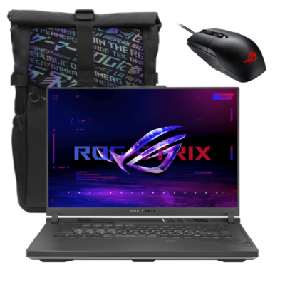 Laptop ASUS  ROG Strix G16 Core i7-13650HX 13th Generation RTX 4070 8GB DDR6,16.0inch QHD+ 240Hz – 2023 – Volt Green with ROG backpack & ROG Impact Gaming Mouse