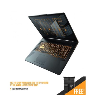 Laptop ASUS TUF Dash F17  Core i7 11th Generation RTX 3050 4GB DDR6 144Hz 2021 – Windows 11 +TUF Gaming backpack