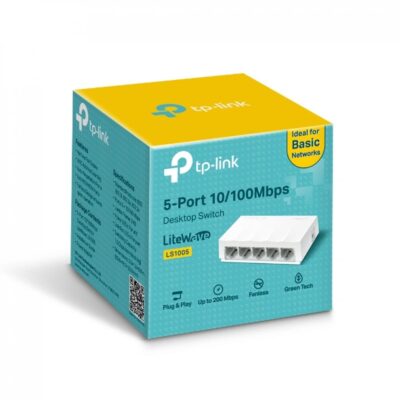 TP-LINK 5-Port 10/100Mbps Desktop Network Switch LS1005G
