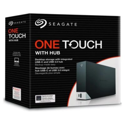 External Seagate One Touch 8TB Desktop with Built-In Hub
