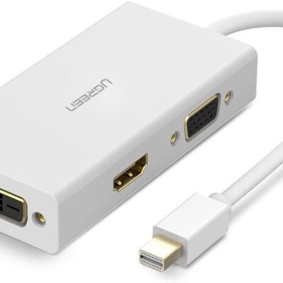 UGREEN Mini DisplayPort to HDMI – DVI – VGA Adapter 4K Converter